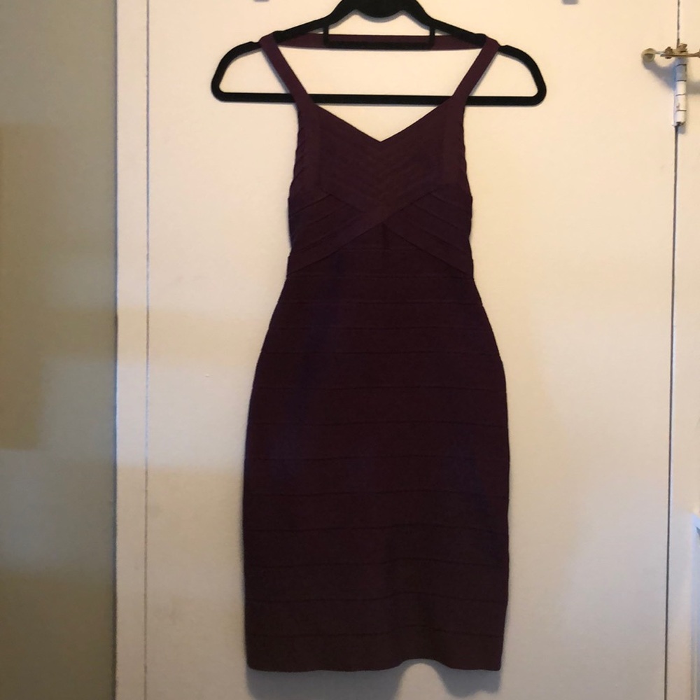 Herve Leger halter bandage dress